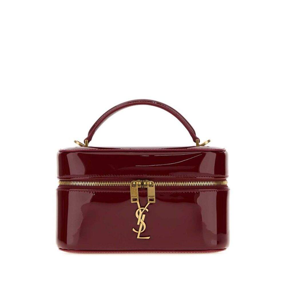 Saint Laurent Women Tiziano Red Leather Gaby Handbag